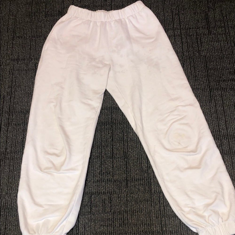 Brandy White Sweats